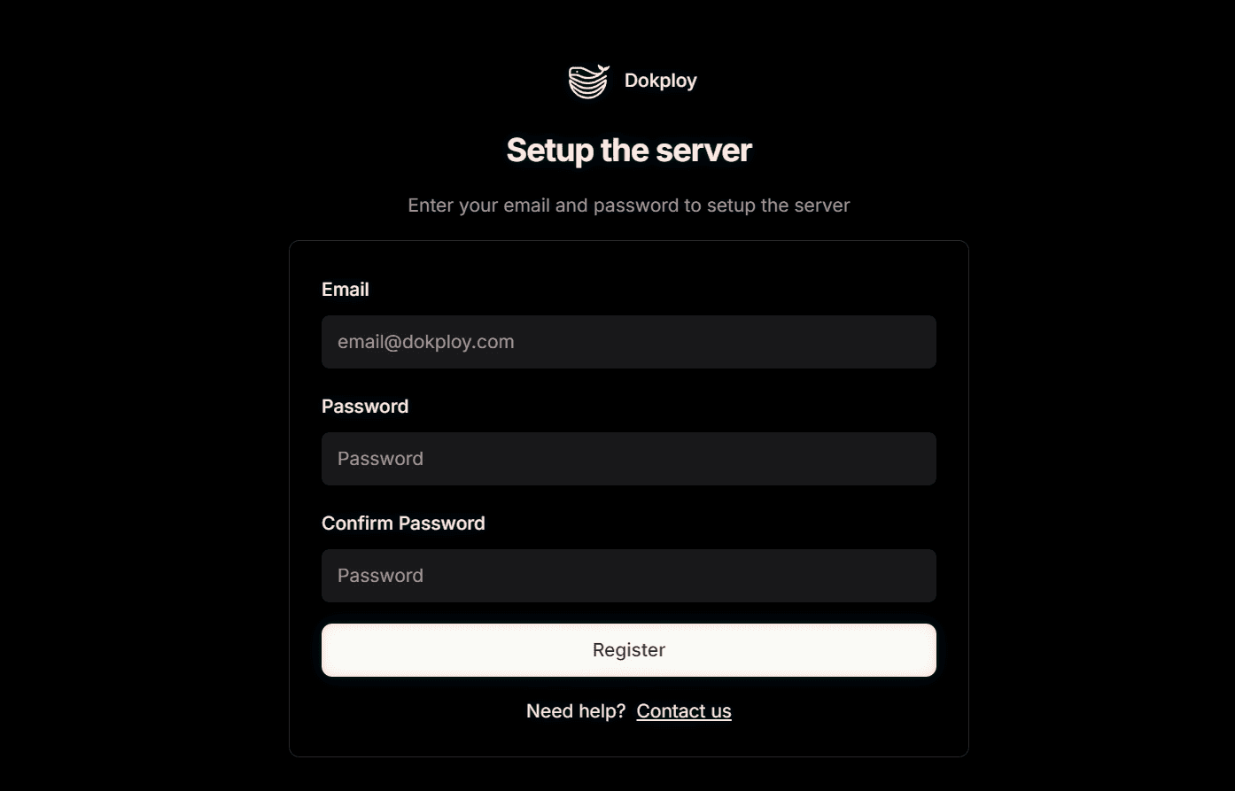 Nomploy initial setup