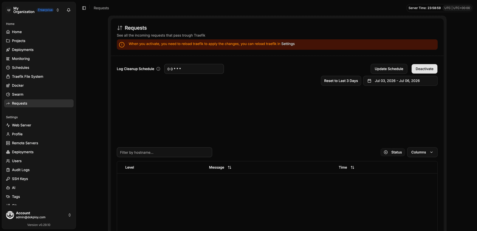 Requests analytics